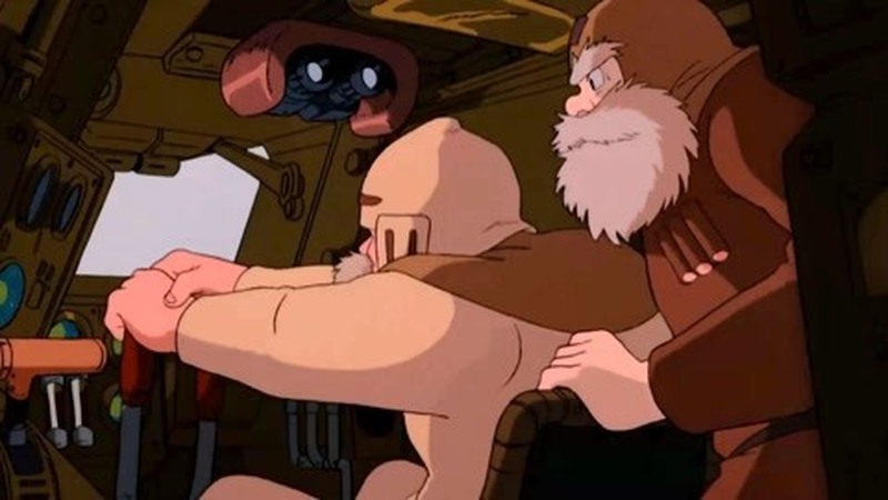 风之谷 风之谷人民为夺回风之谷 和敌军对抗 老人也上战场